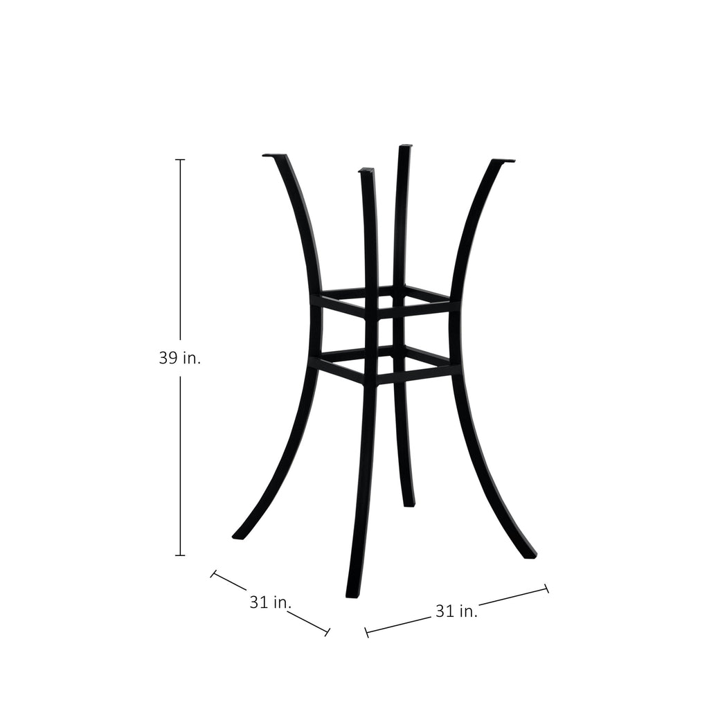 Cort Aluminum Outdoor Pedestal Bar Base