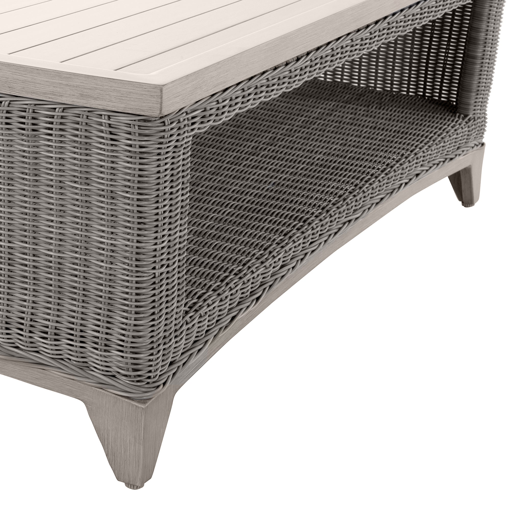 Astoria Wicker Rectangle Outdoor Coffee Table