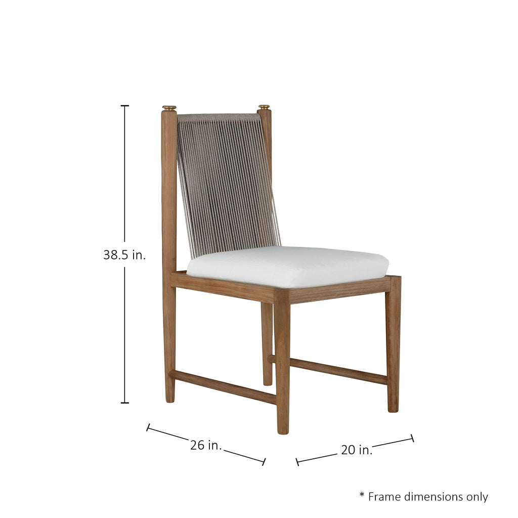 Pacifica Teak Outdoor Dining Side Chair