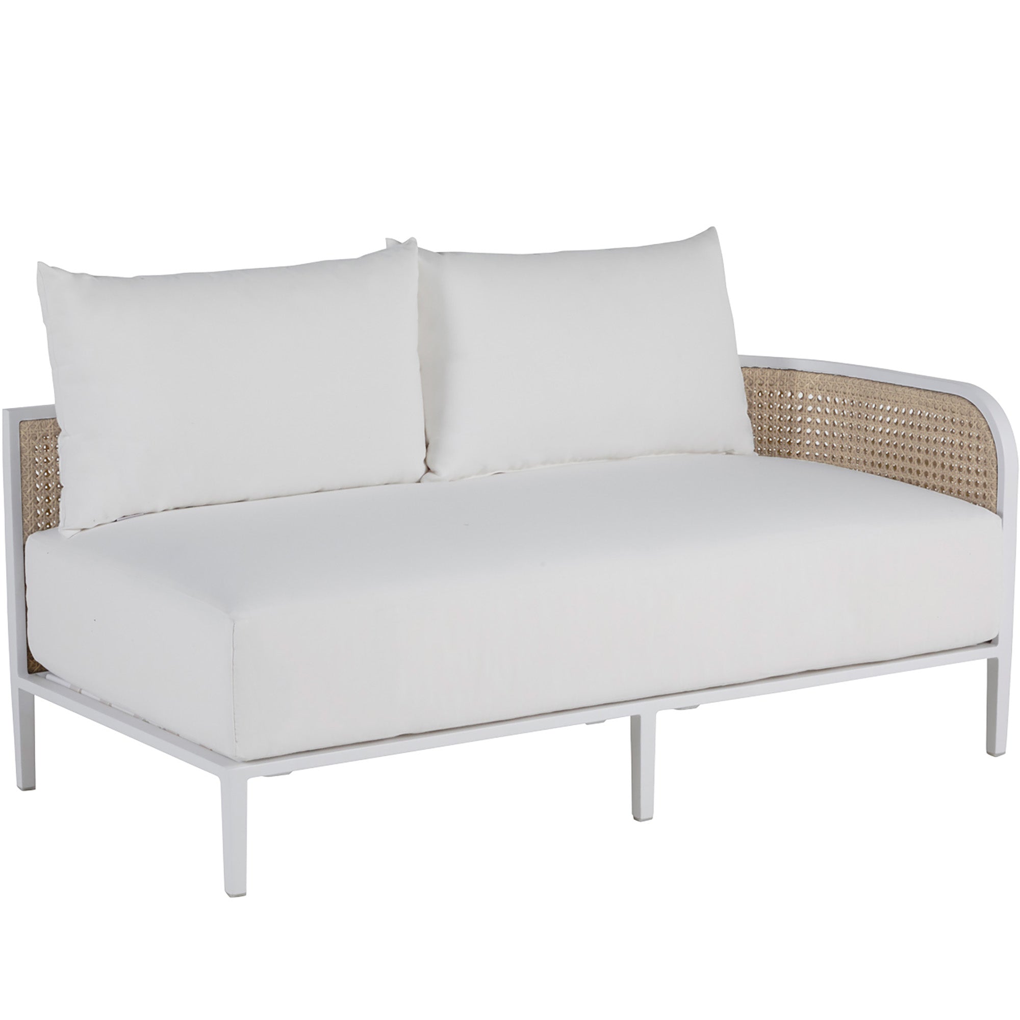 Havana Resin Wicker Outdoor Right Arm Facing Sofa