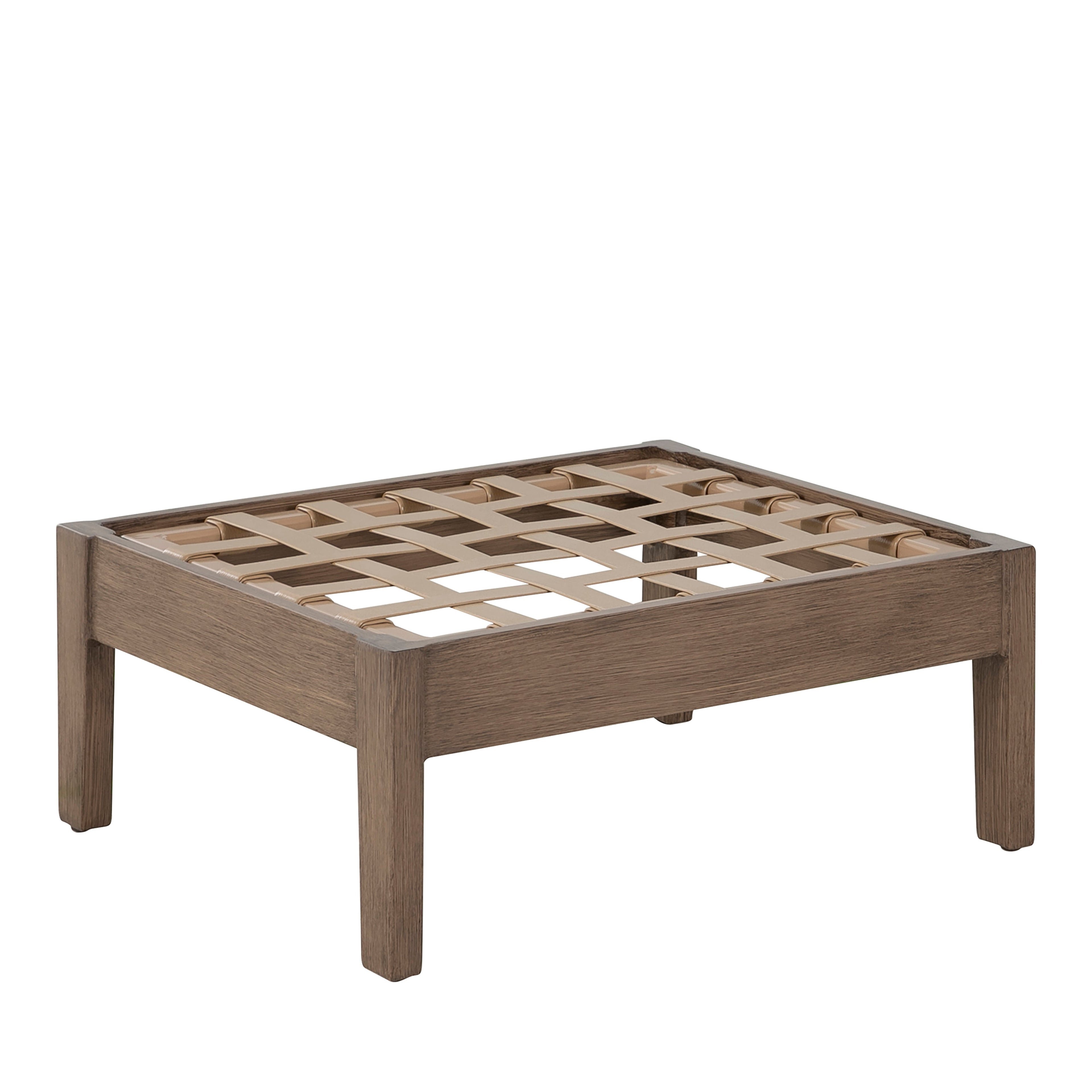 Kennebunkport Aluminum Outdoor Woven Ottoman