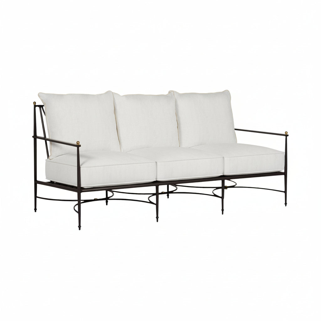 QS Roma Sofa, Slate Gray-Bali Pearl