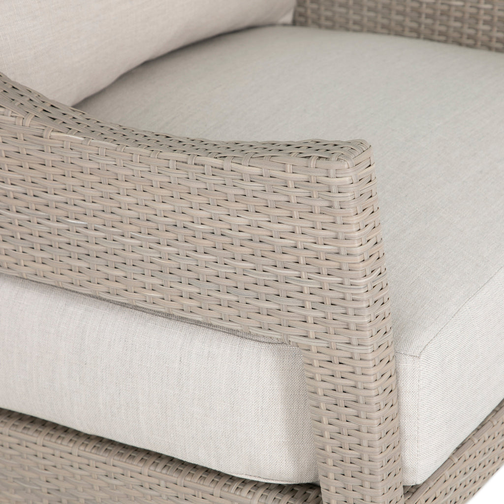 Athena Woven Resin Wicker Outdoor Lounge Chair