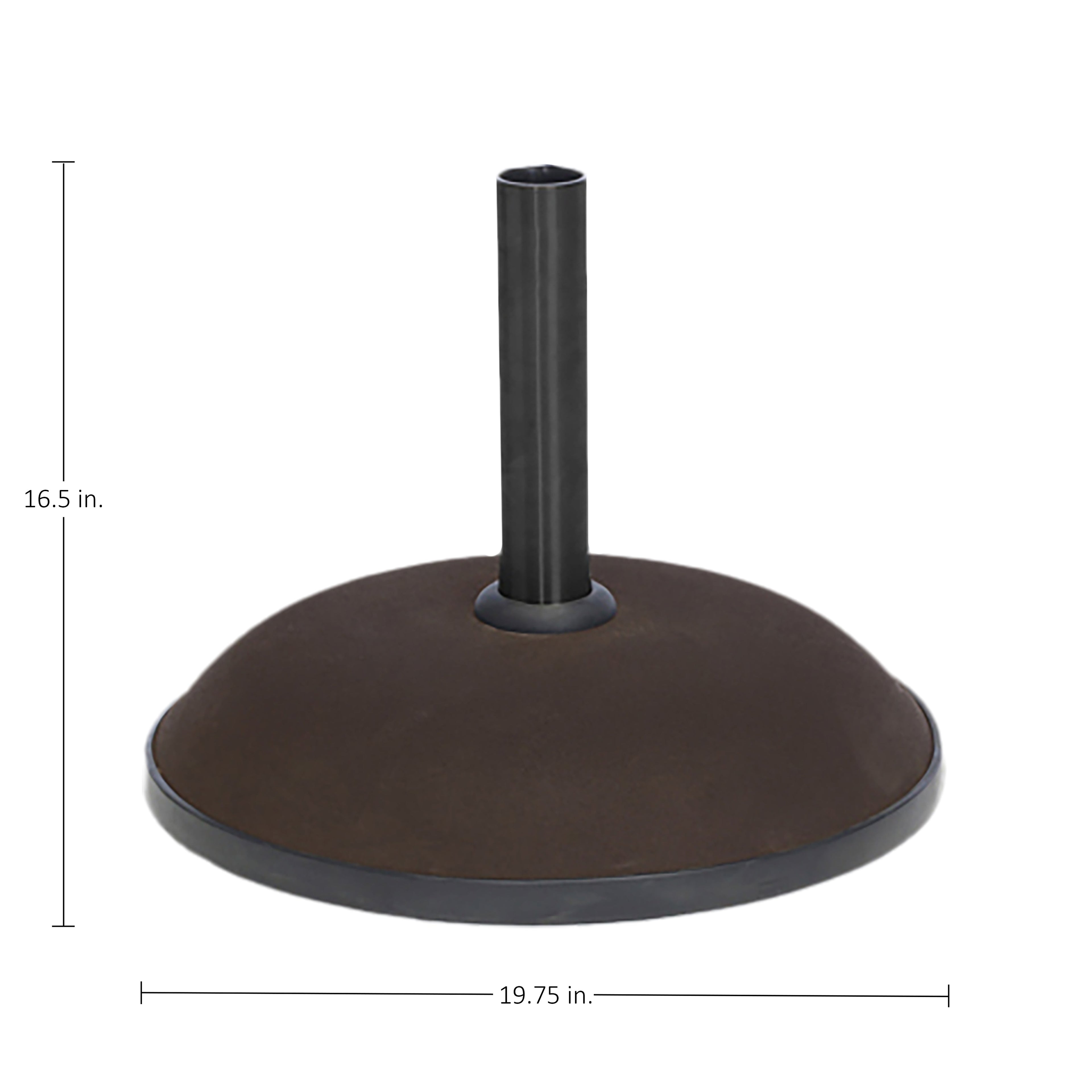 Stained Concrete Umbrella Base (78 Lbs)