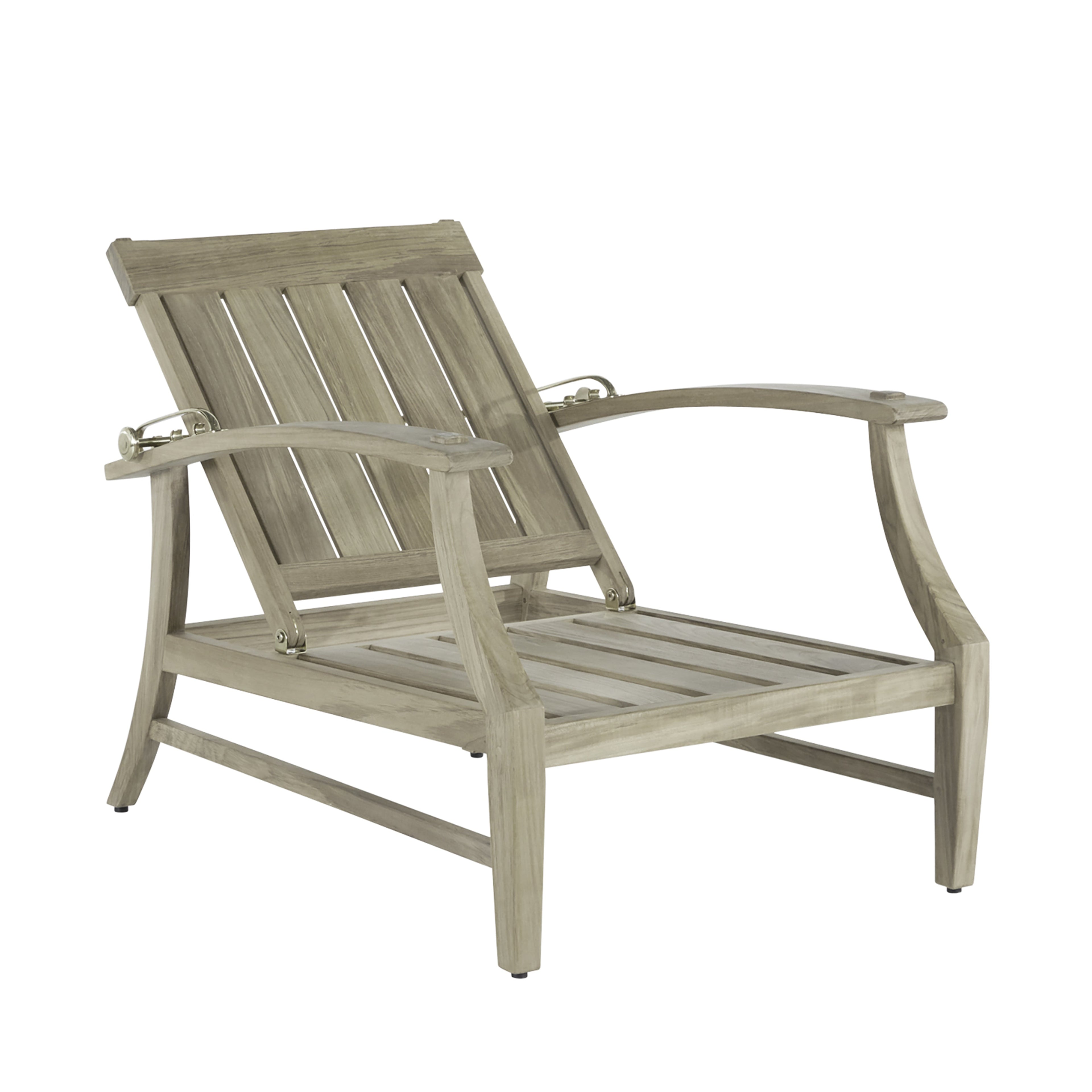 Croquet Teak Outdoor Recliner Chair