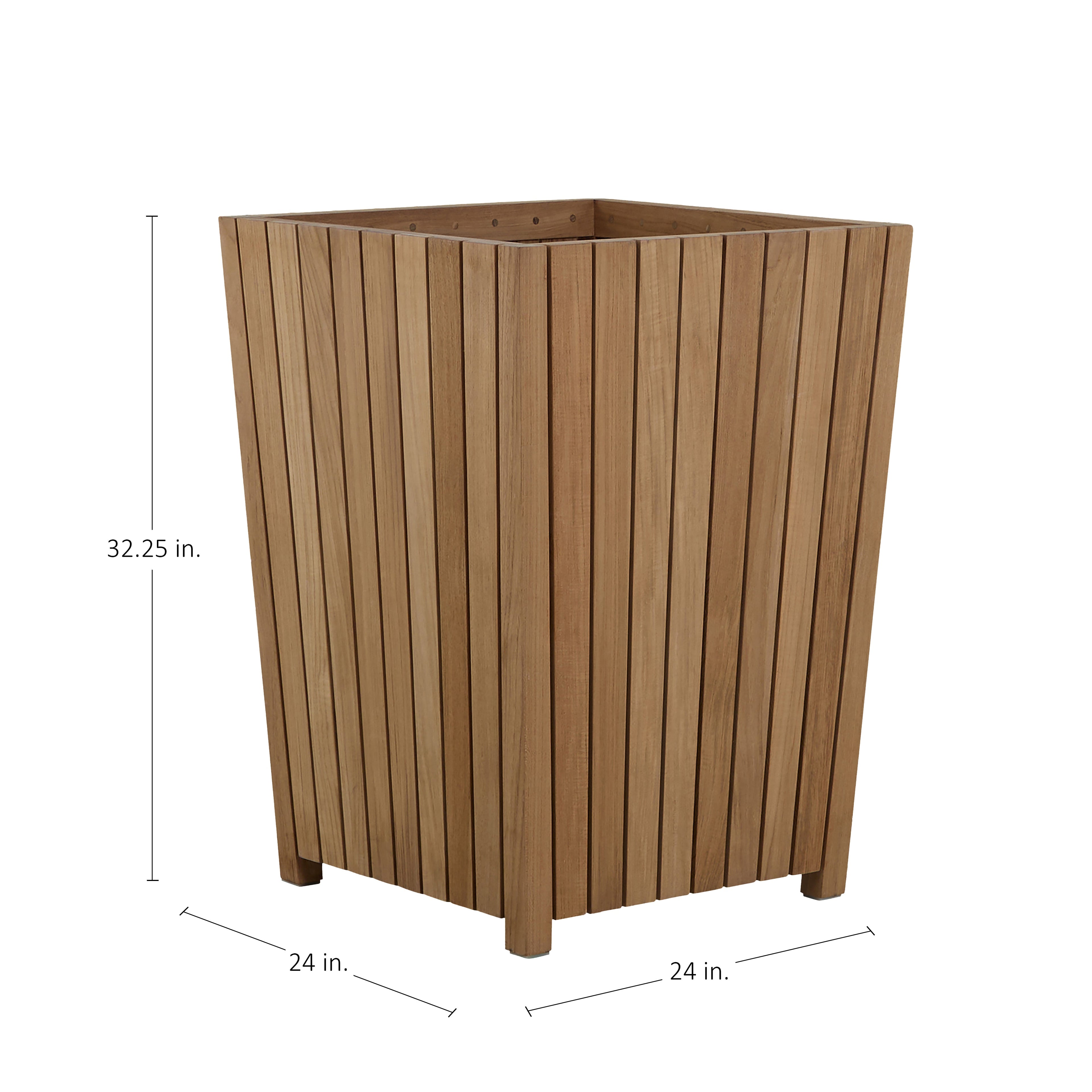 Woodlawn Teak Extra Large Planter