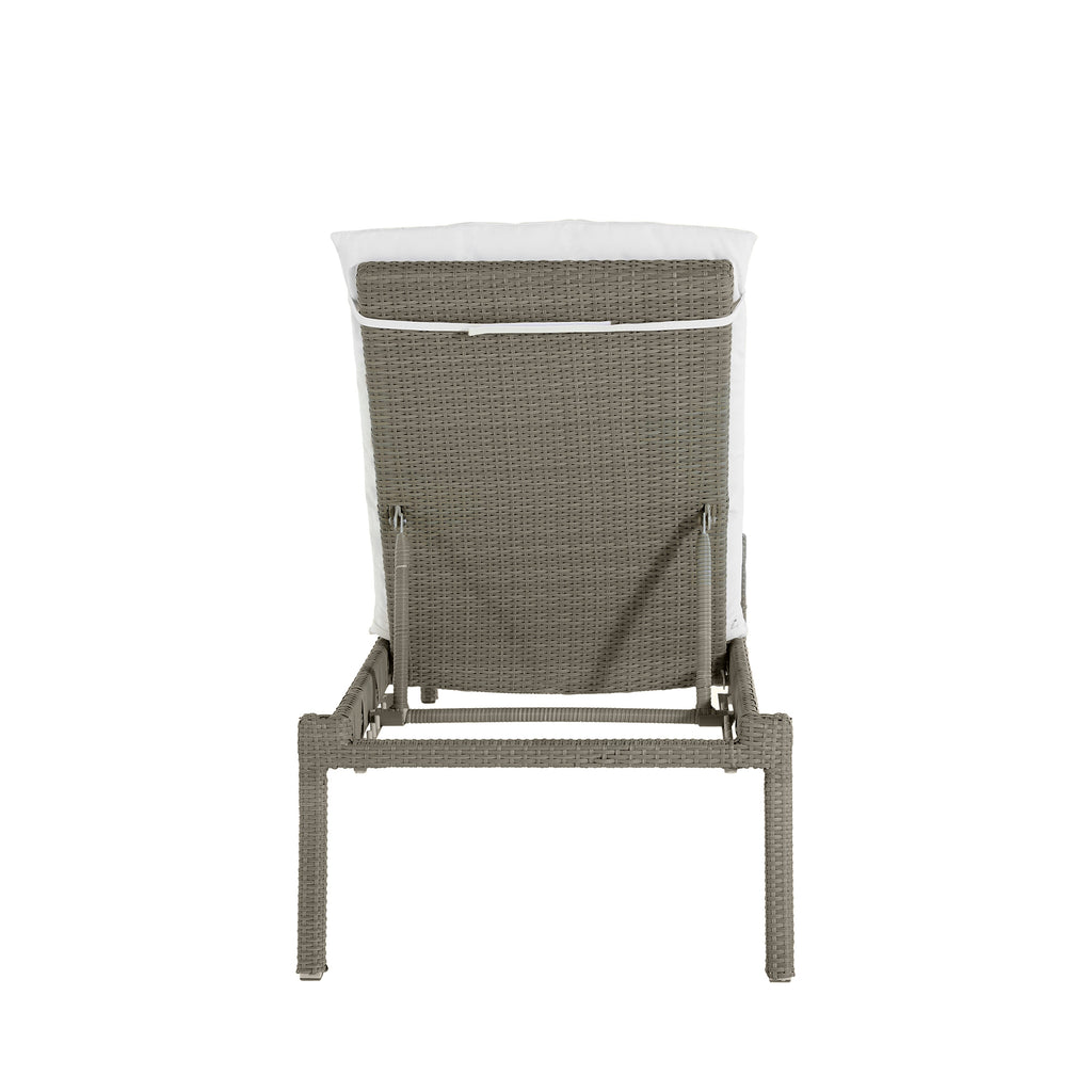 Nathan Wicker Outdoor Armless Chaise Lounge