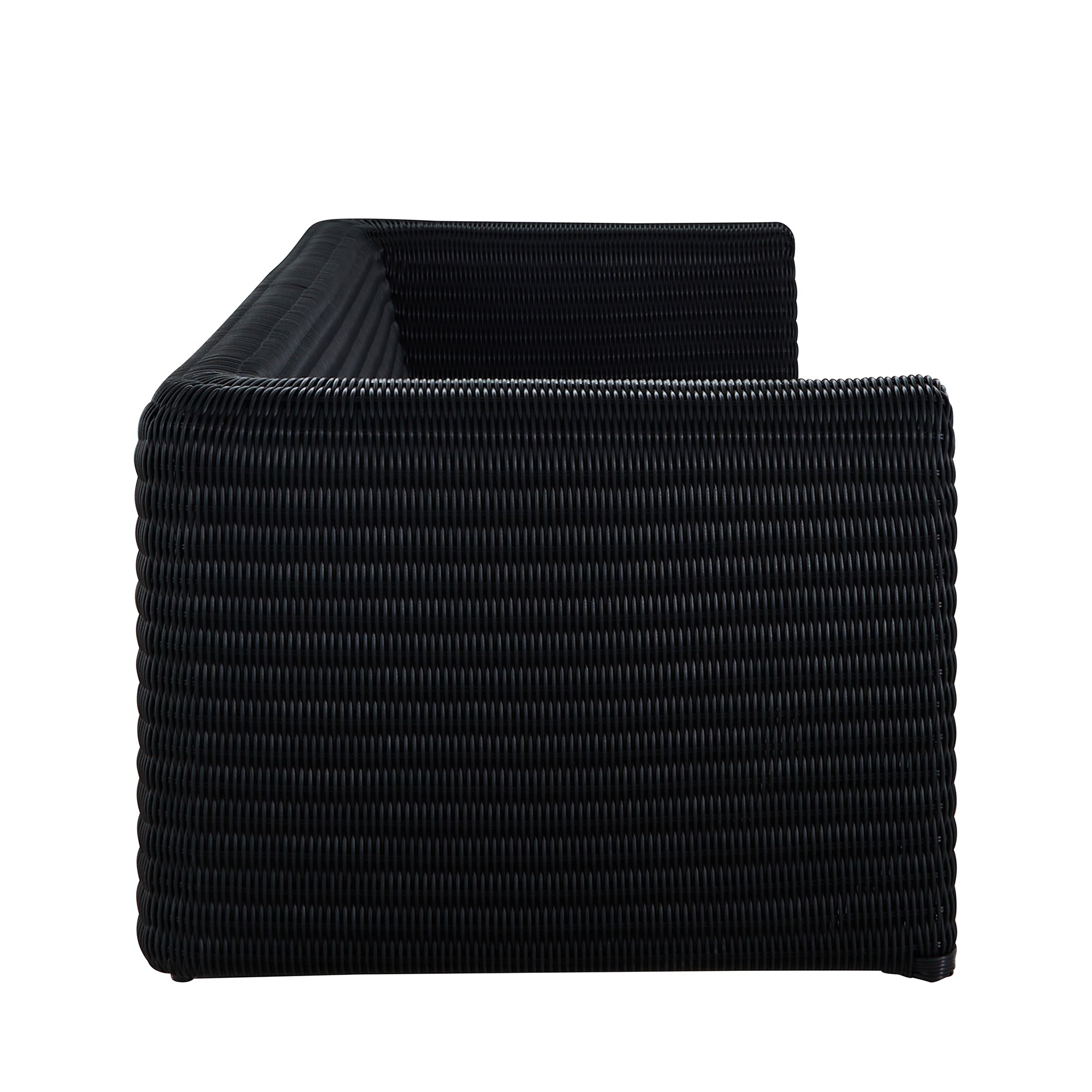 Como Resin Wicker Sofa