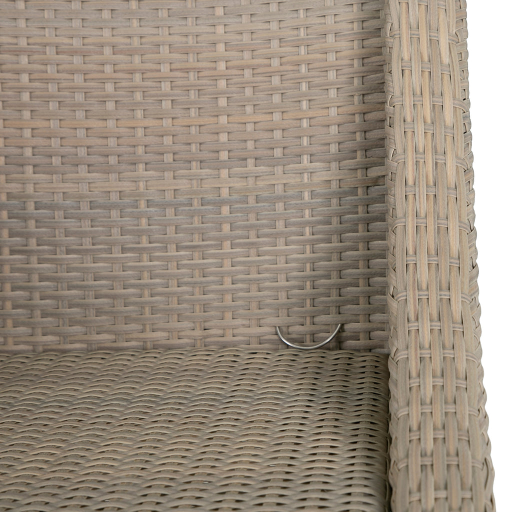 Athena Woven Resin Wicker Outdoor Bar Stool