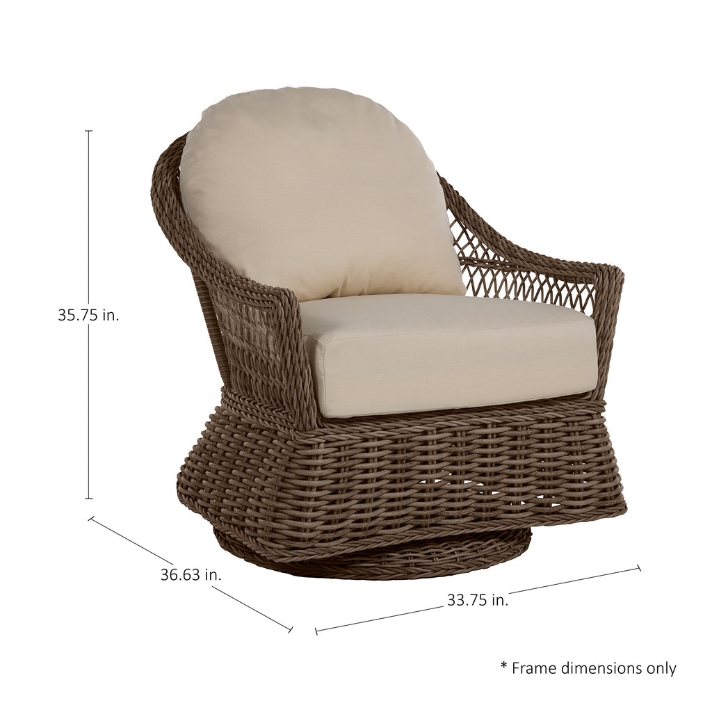 Soho Woven Resin Wicker Outdoor Lounge Chair