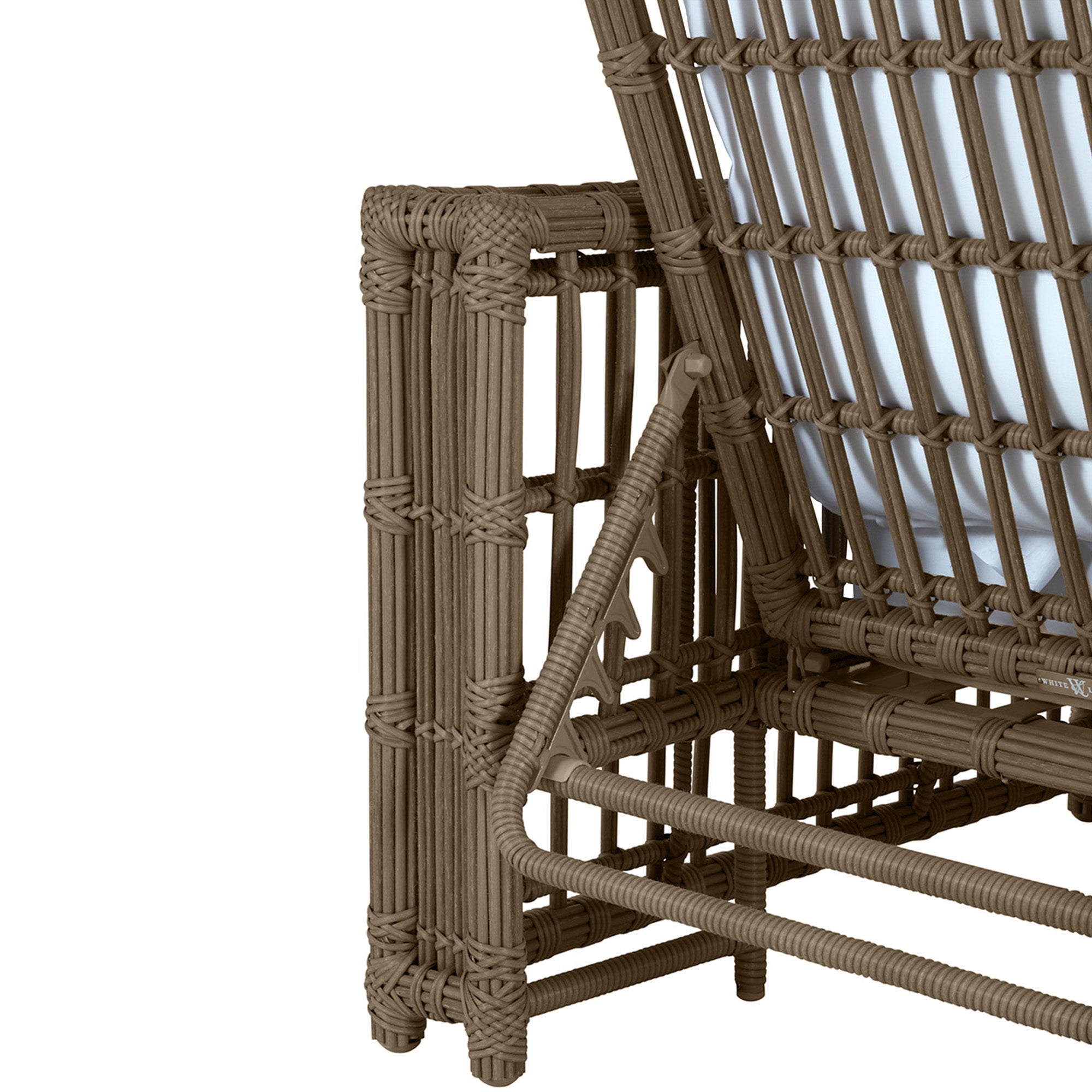 Newport Wicker Woven Recliner Lounge Chair