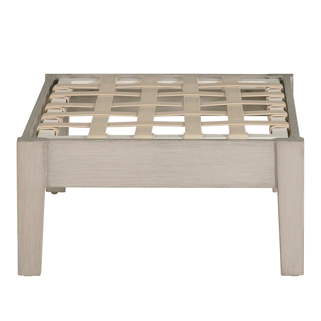 Kennebunkport Aluminum Outdoor Woven Ottoman