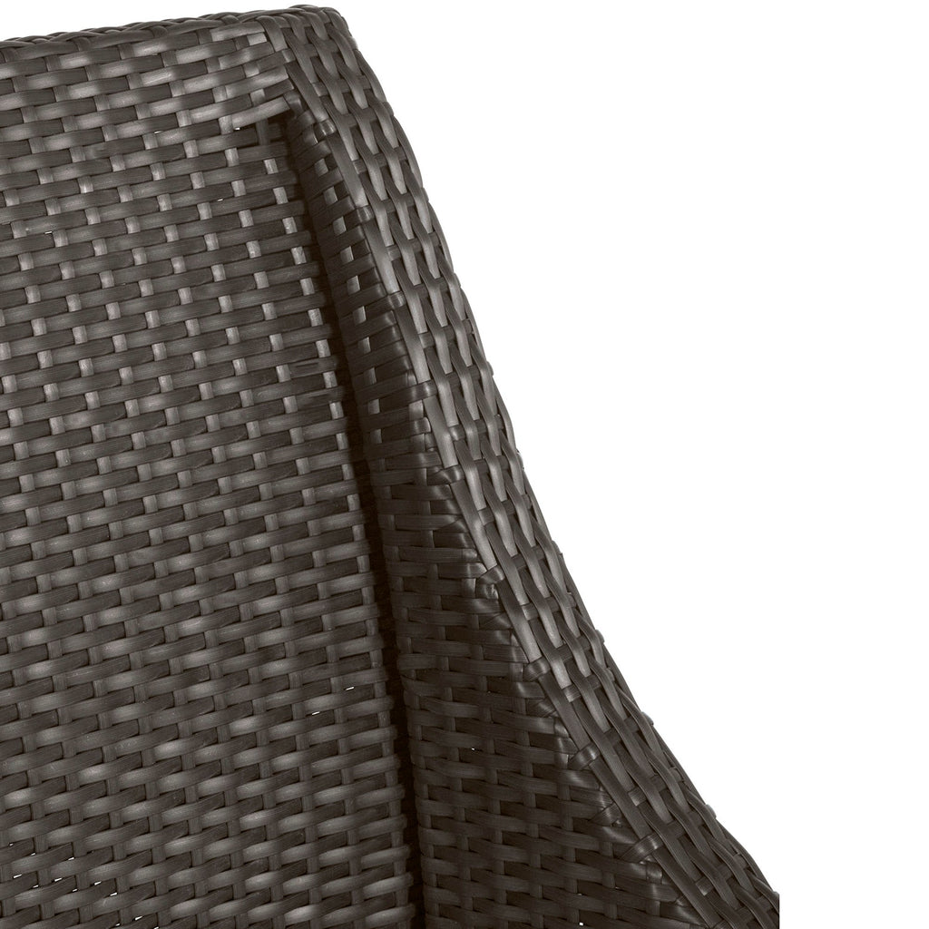 Athena Woven Resin Wicker Outdoor Bar Stool