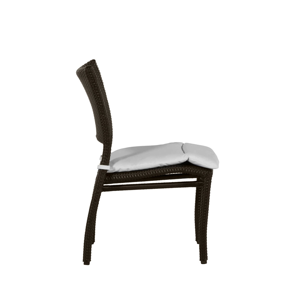 Skye Woven Resin Wicker Outdoor Side Chair