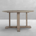 Club Teak 43" Round Outdoor Pedestal Dining Table
