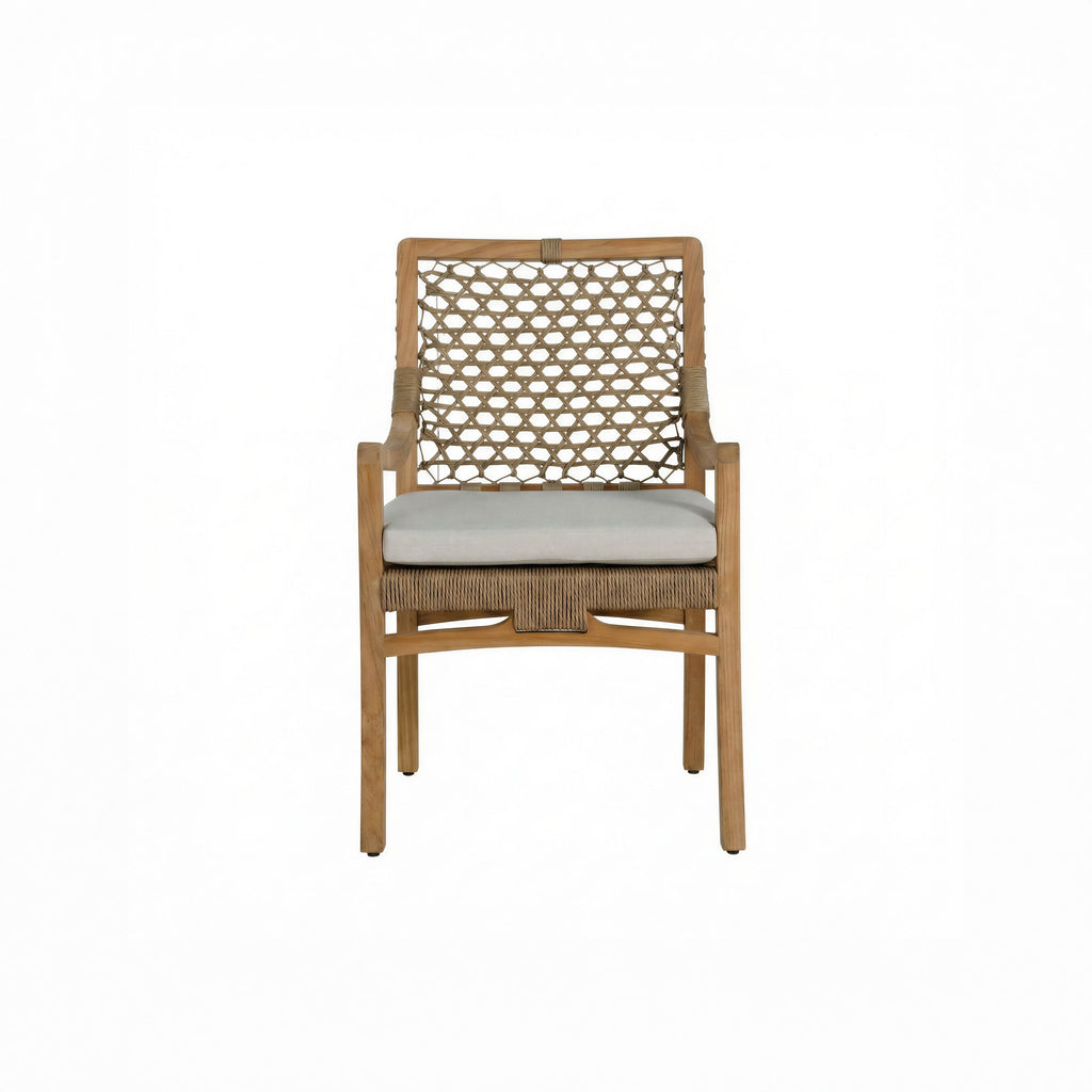 Aspen Teak Outdoor Dining Arm Chair