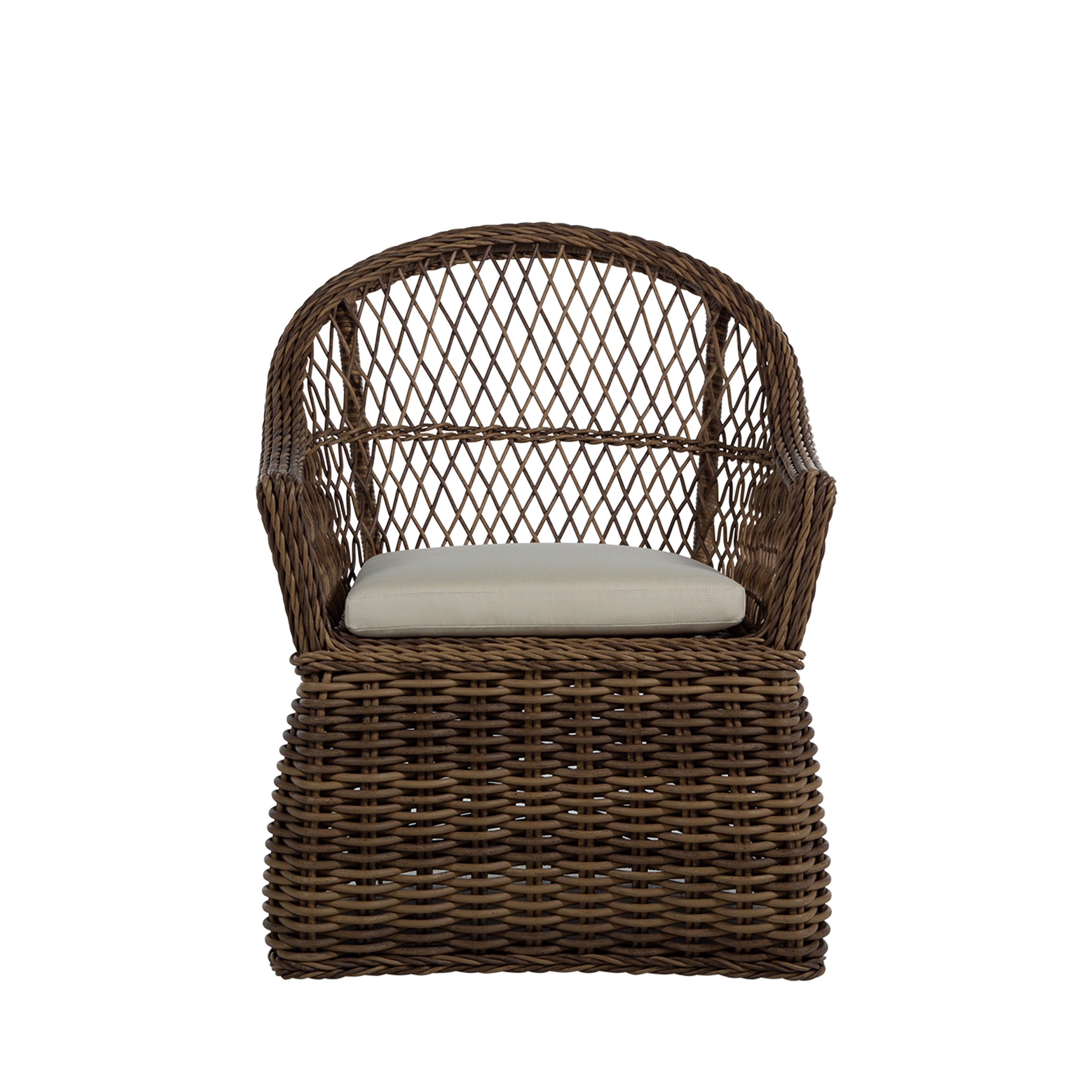 Soho Woven N-Dura Resin Wicker Outdoor Arm Chair