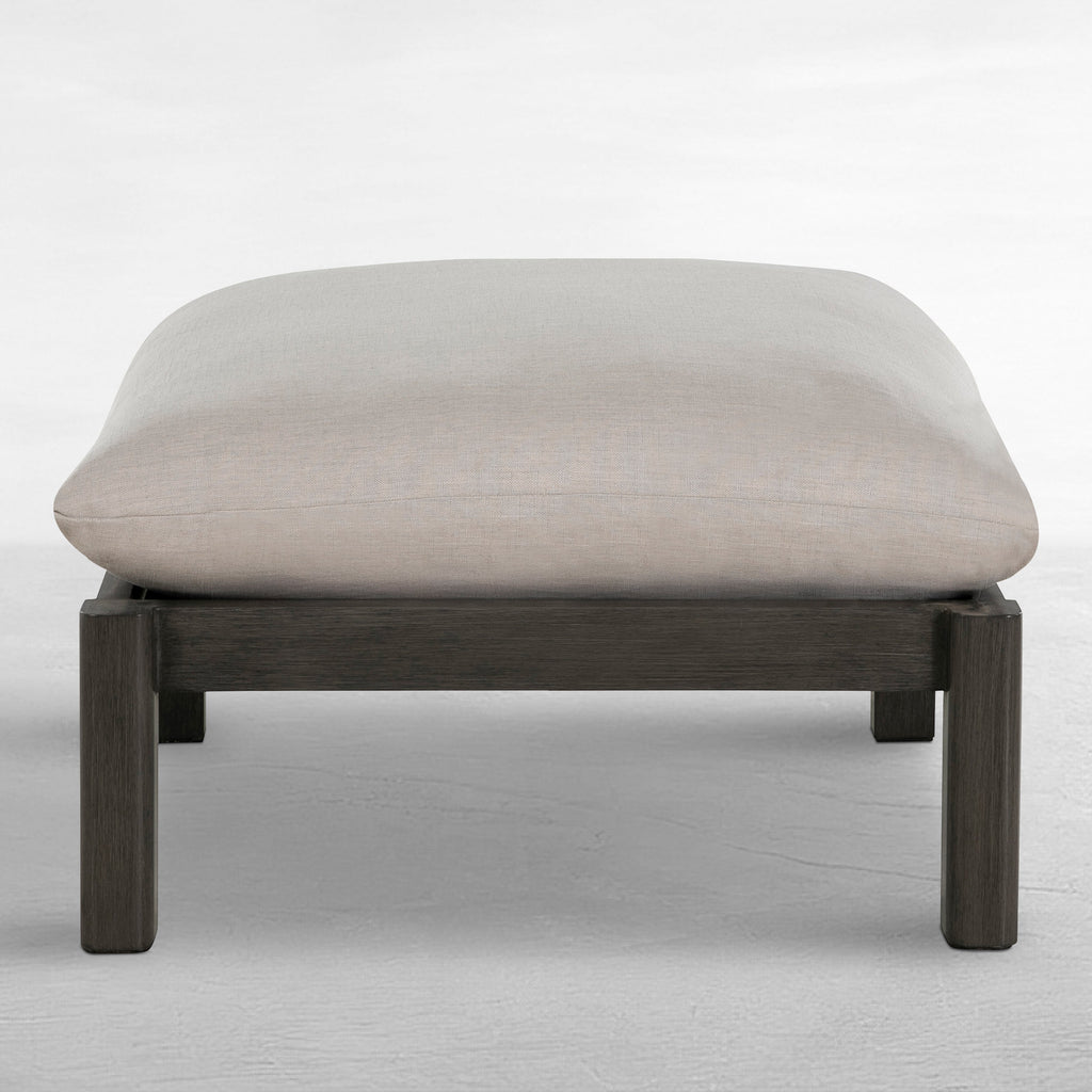 Monterey Aluminum Outdoor Woven Ottoman