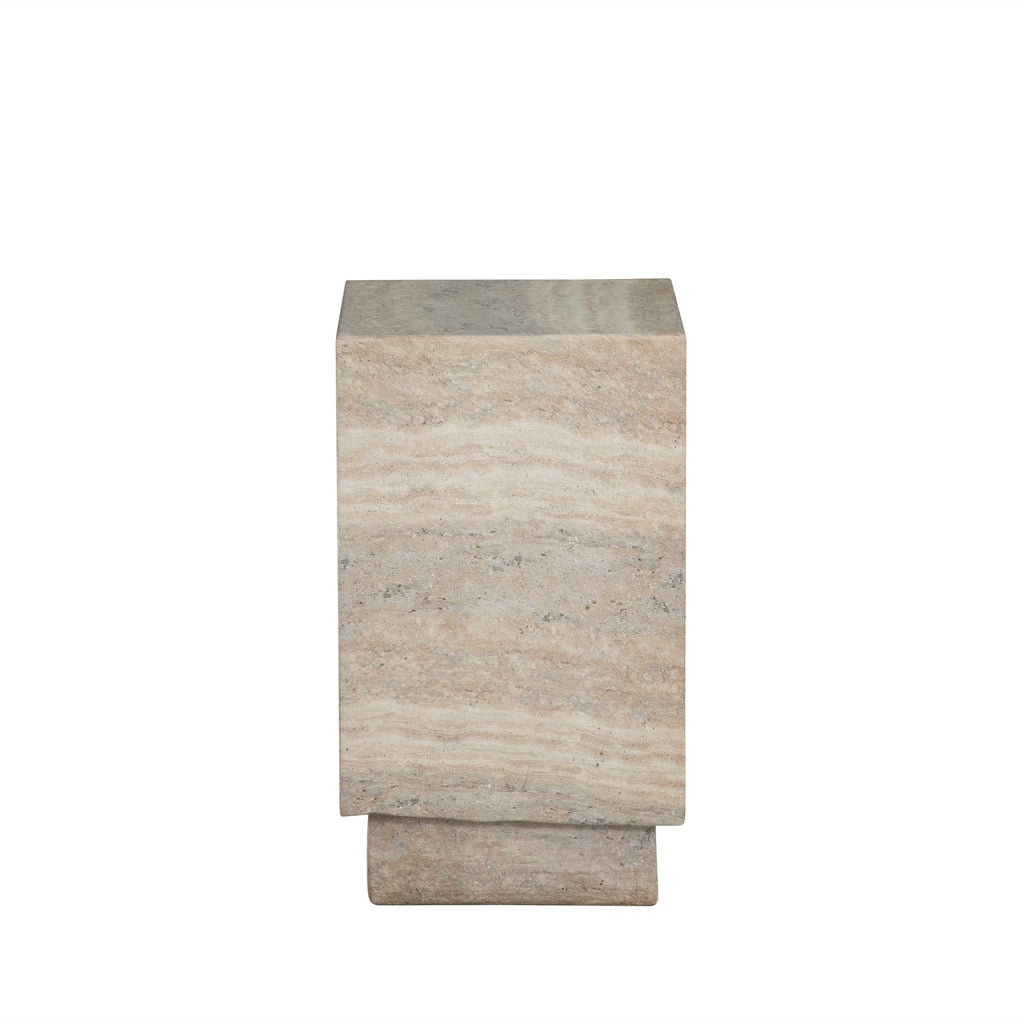 Ridge Cast Stone Drink Table
