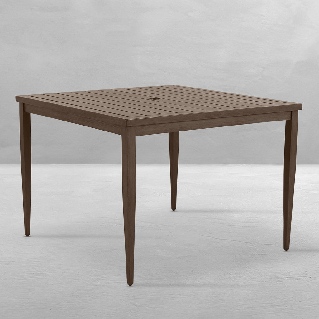 Brookings Aluminum 42" Square Outdoor Dining Table