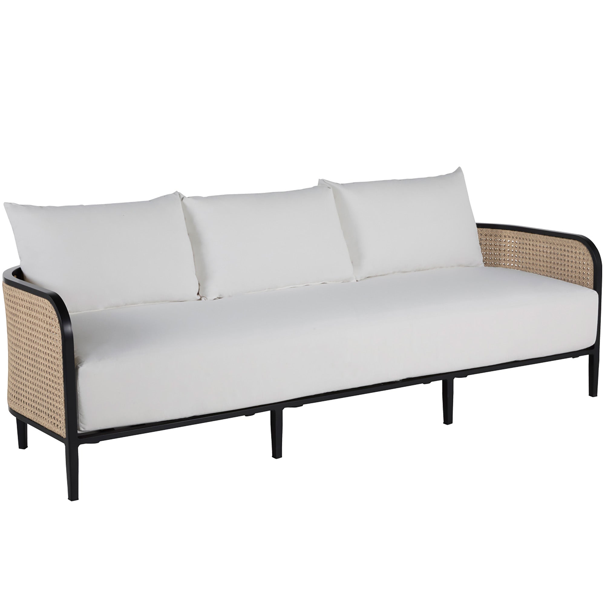 Havana Cane Resin Wicker Outdoor Sofa
