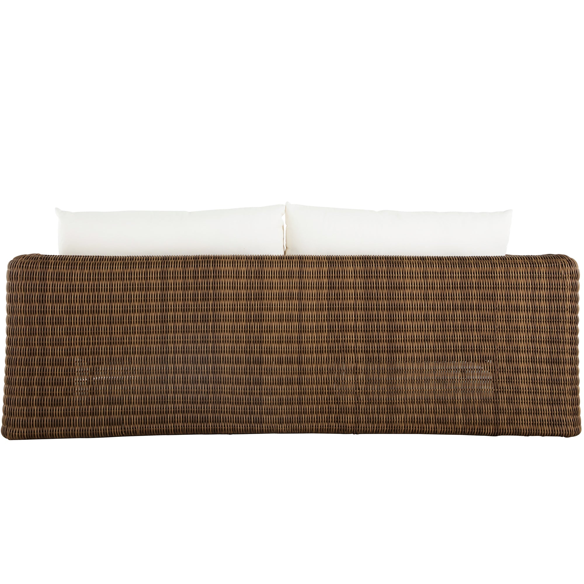 Como Resin Wicker Sofa