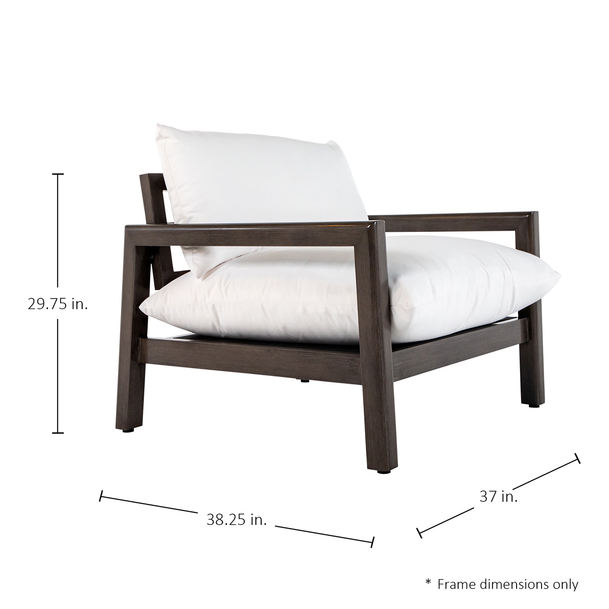 Monterey Aluminum Outdoor Lounge Chair