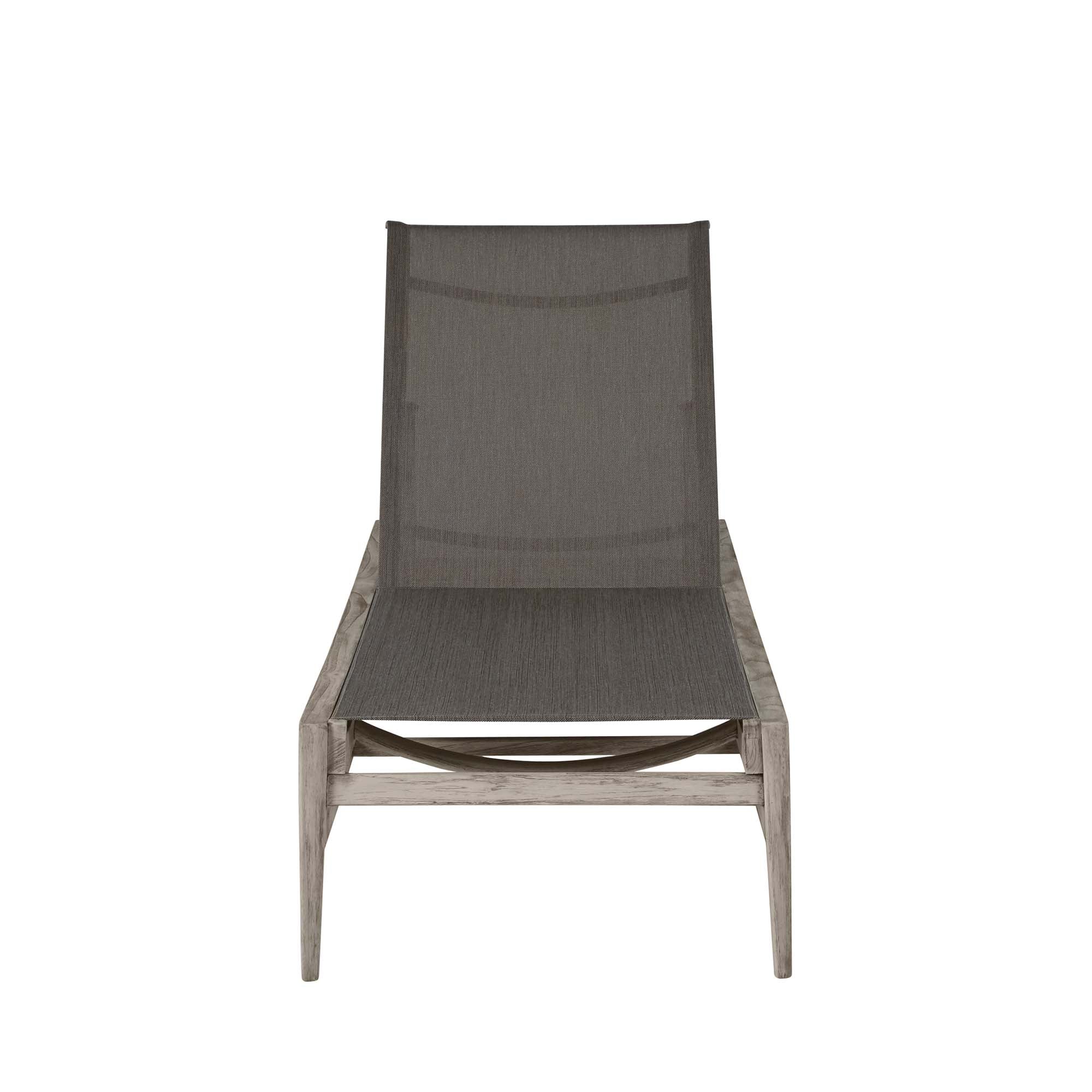 Coast Teak Outdoor Armless Chaise Lounge