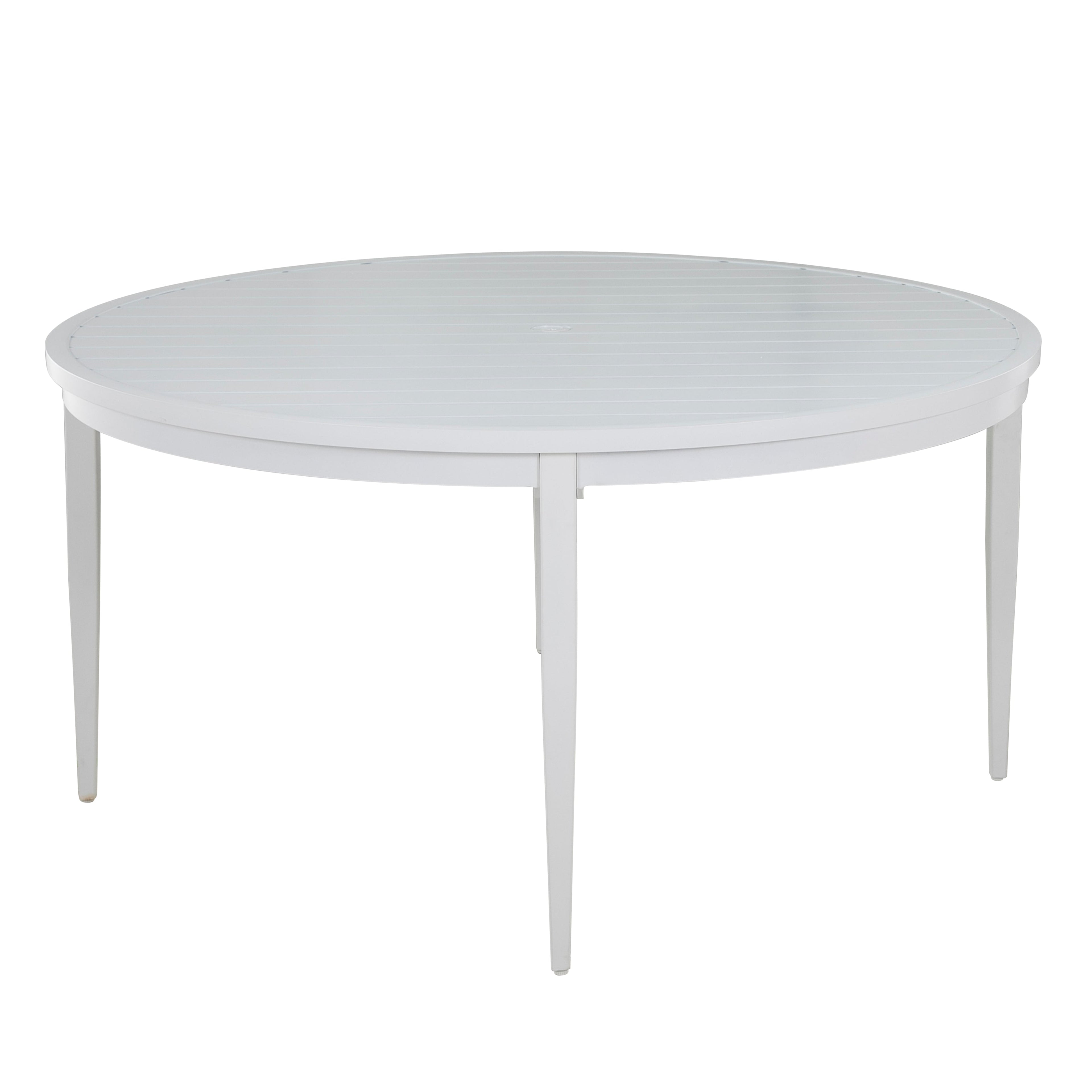 Brookings 60" Round Outdoor Slatted Dining Table
