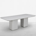 Mira Cast Stone Rect. Dining Table