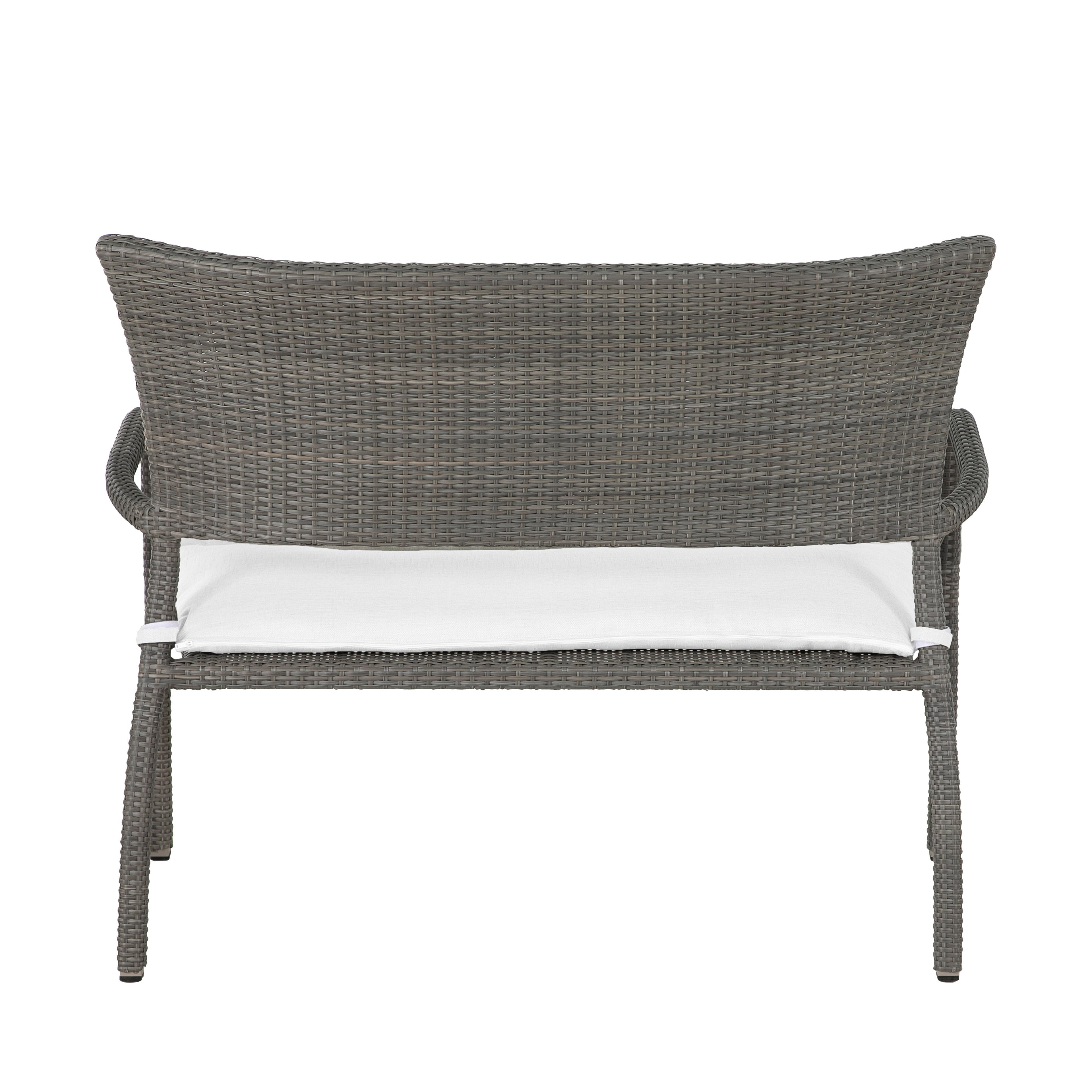 Skye N-Dura Resin Wicker Outdoor Woven Bench