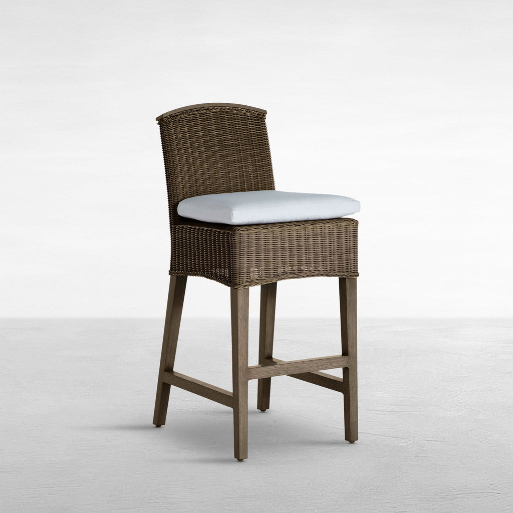 Astoria N-Dura Resin Wicker Outdoor Bar Stool