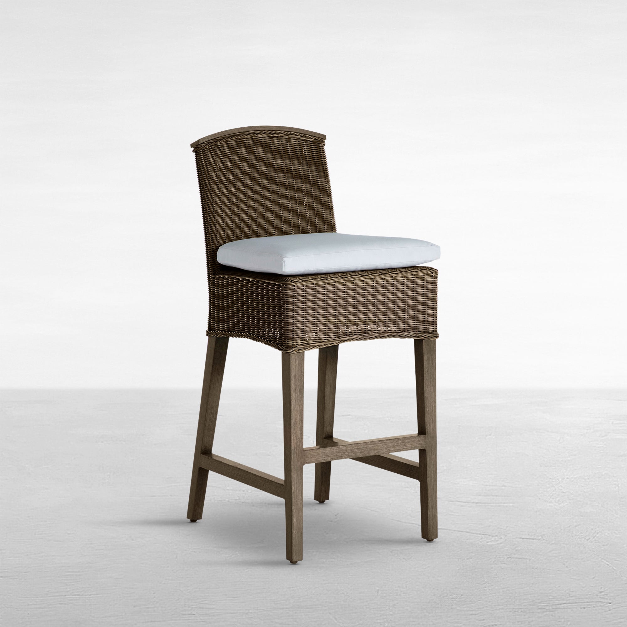 Astoria N-Dura Resin Wicker Outdoor Bar Stool