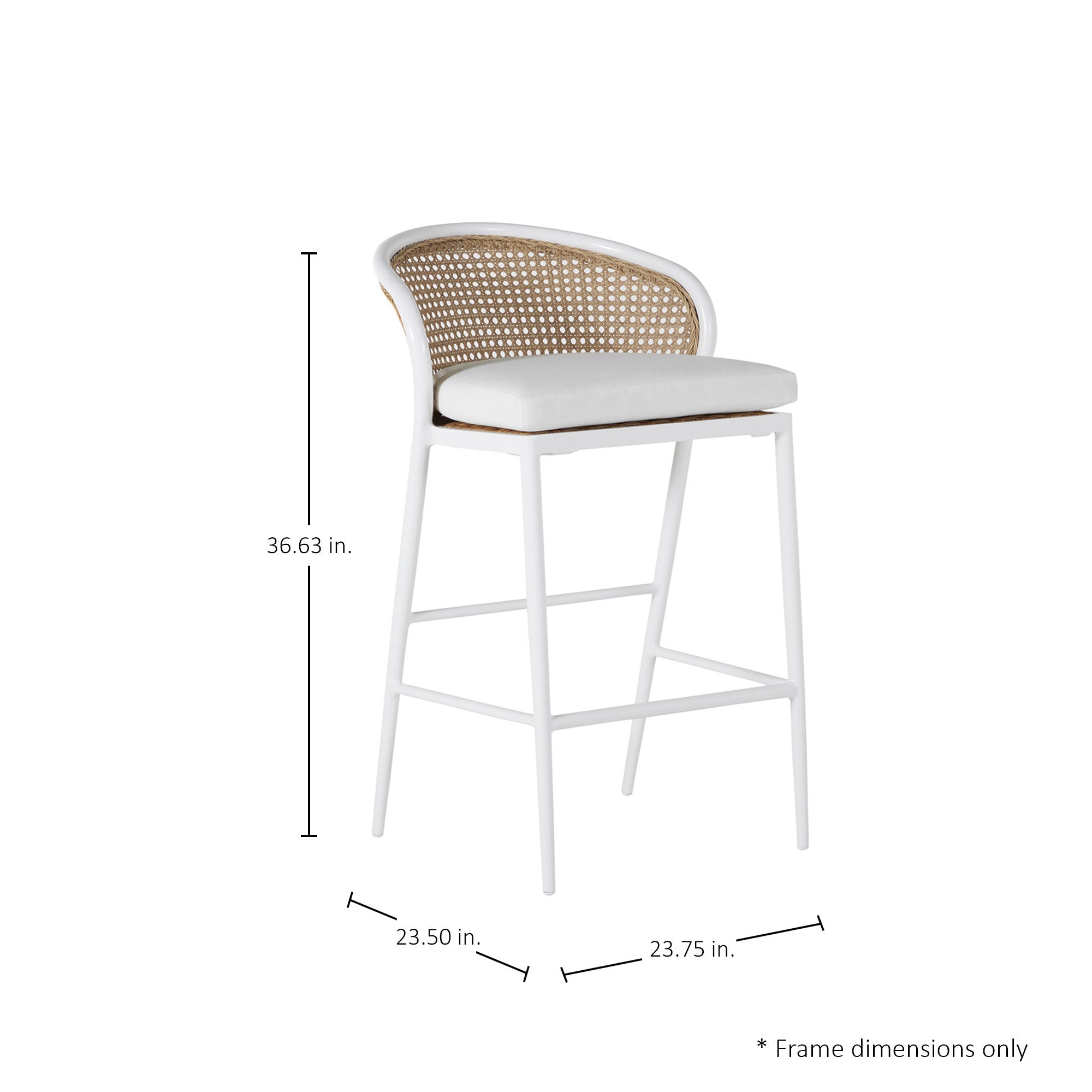 Havana Resin Wicker Outdoor Counter Stool