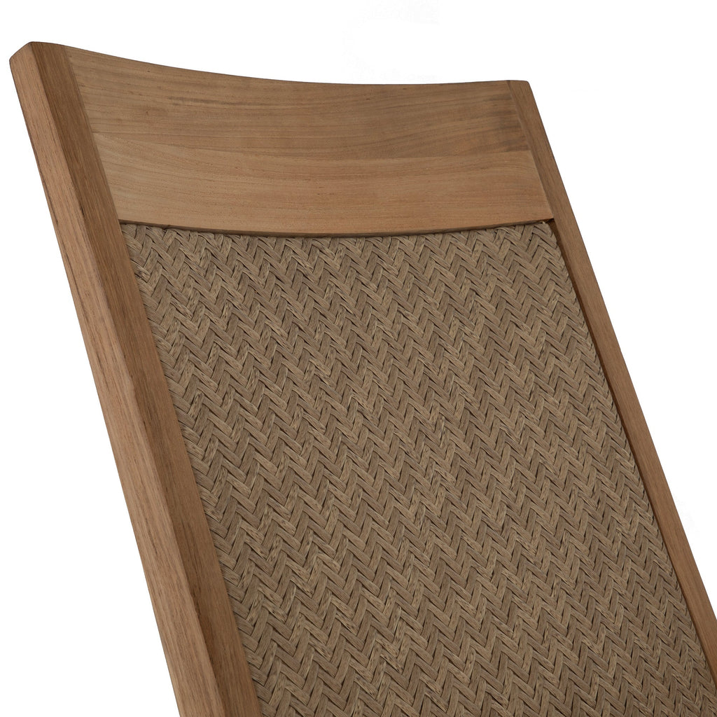 Savannah Wicker Outdoor Steamer Chaise Lounge