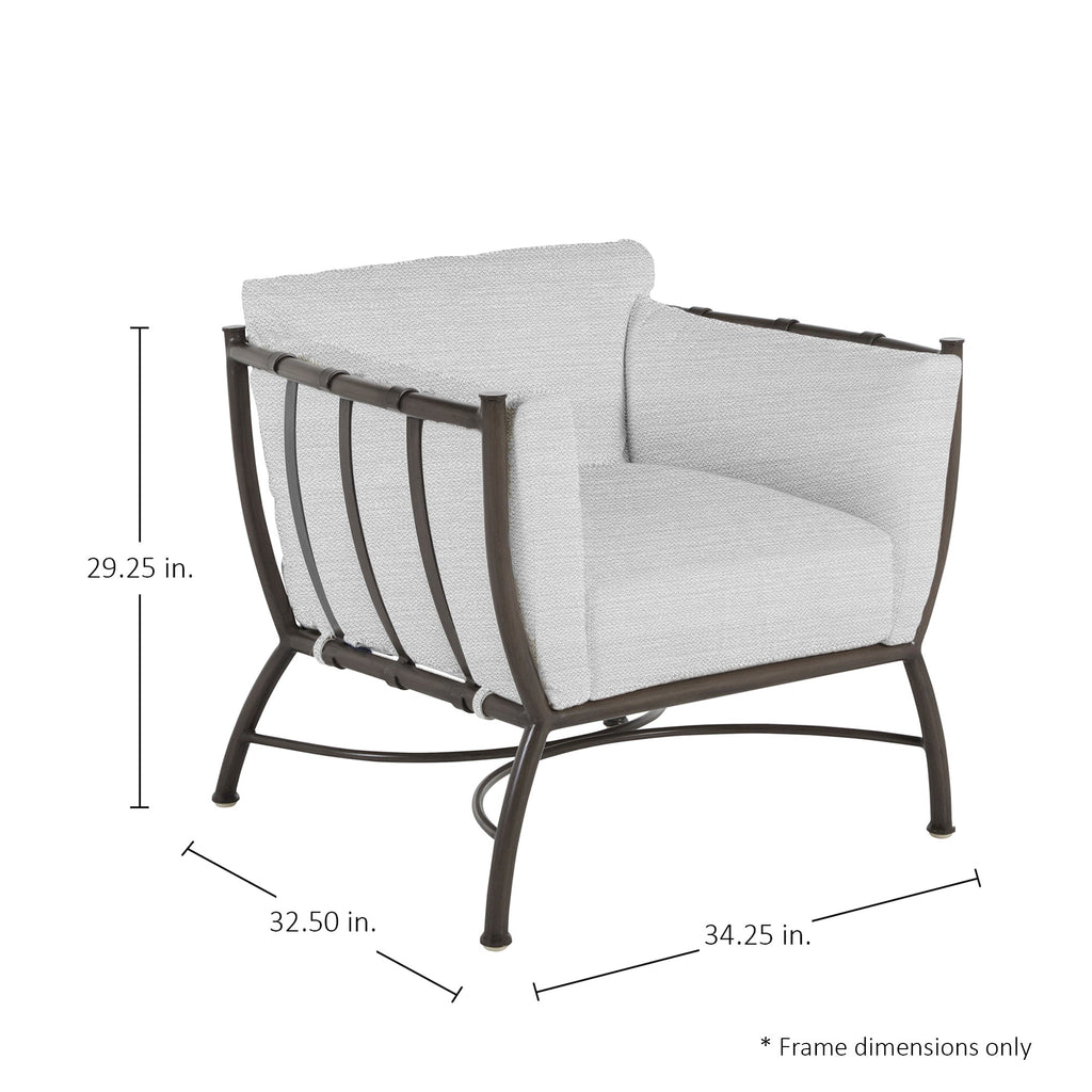 Majorca Aluminum Outdoor Club Chair