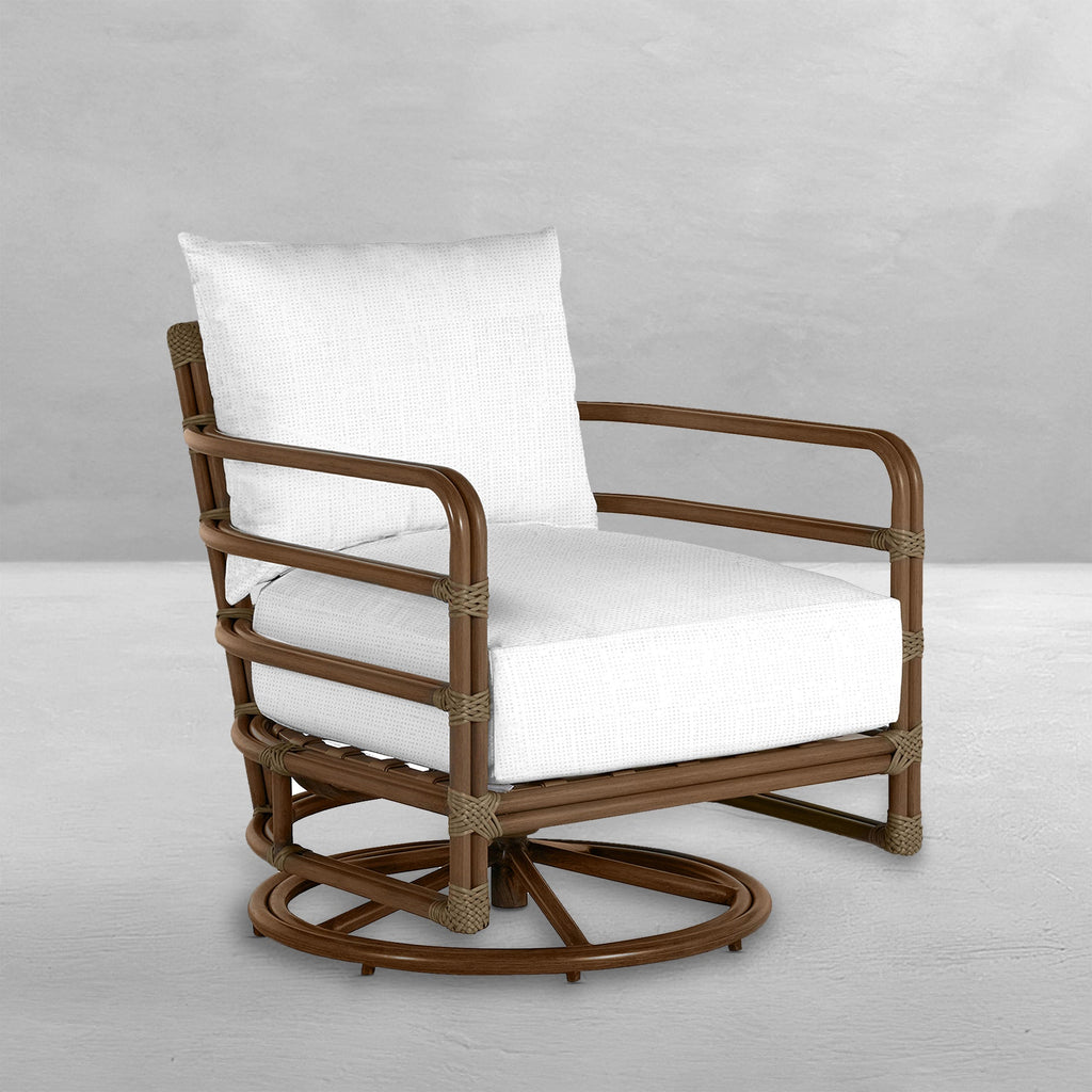 Malibu N-Dura Resin Wicker Outdoor Swivel Rocker