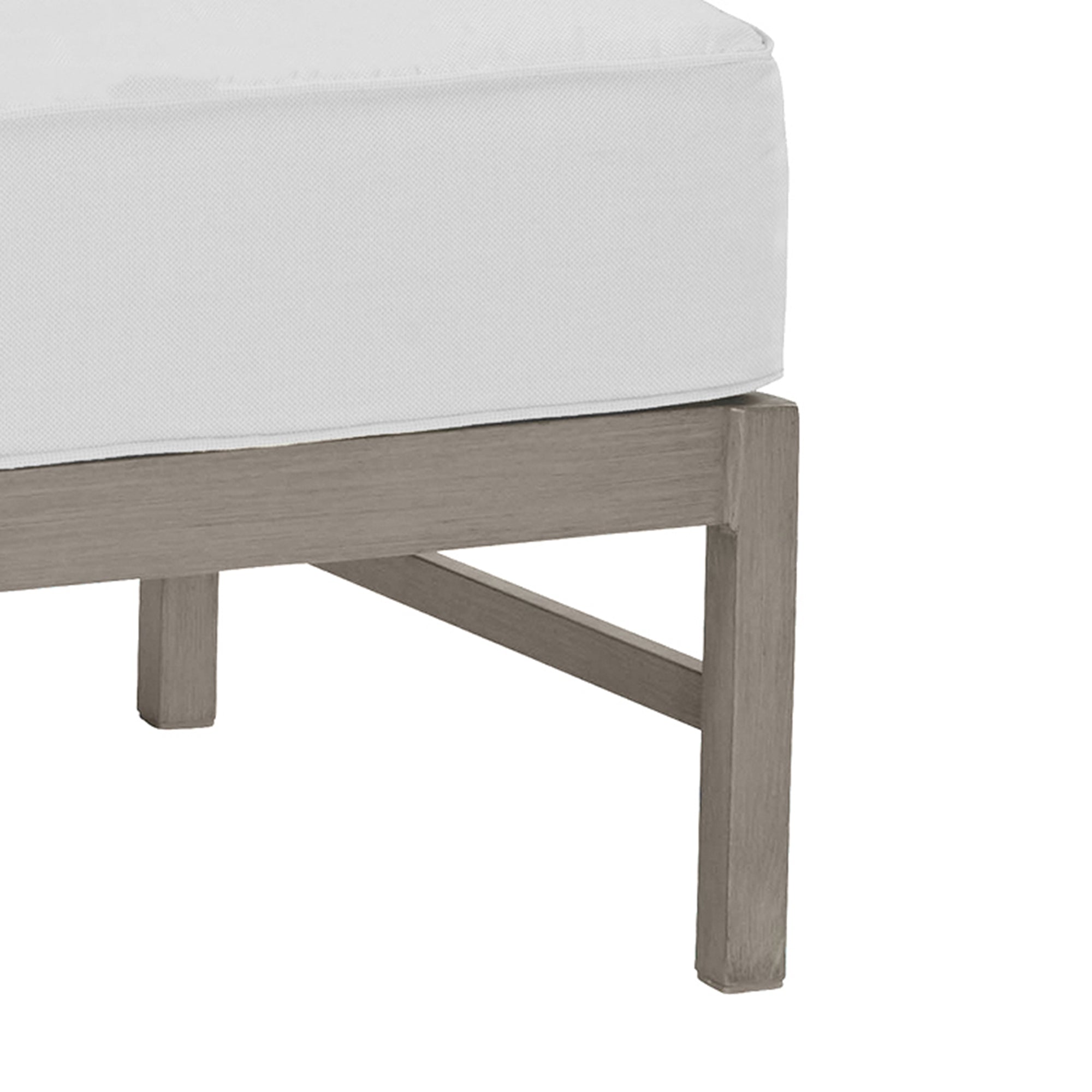 Club Teak Outdoor Sectional Slipper Chair