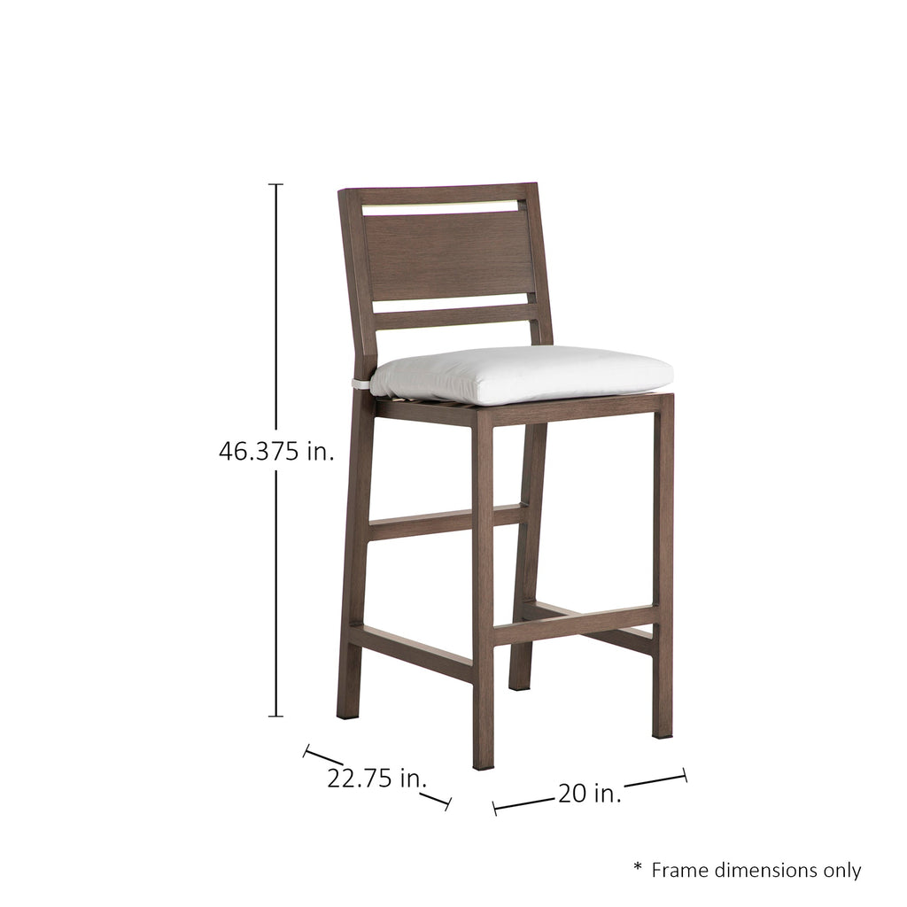 Avondale Aluminum Outdoor Bar Stool