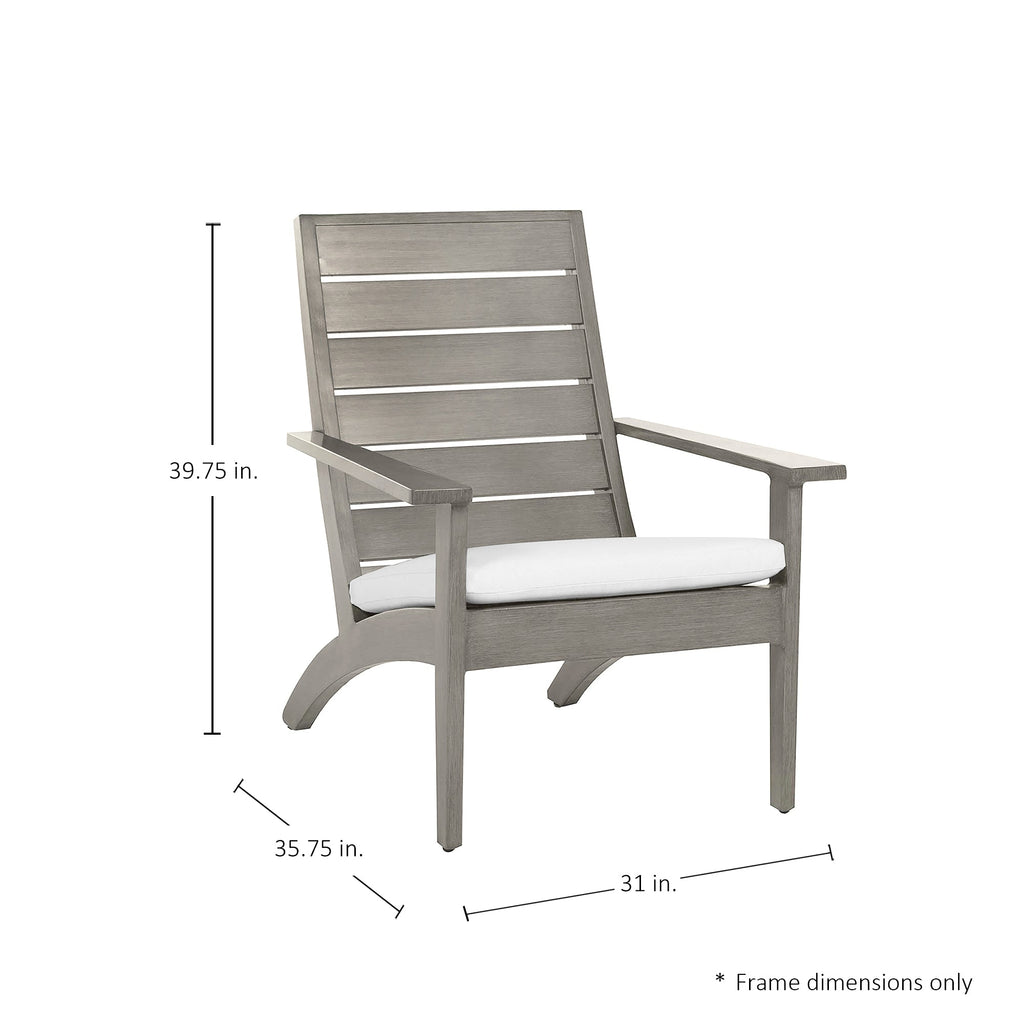Kennebunkport Aluminum Adirondack Arm Chair