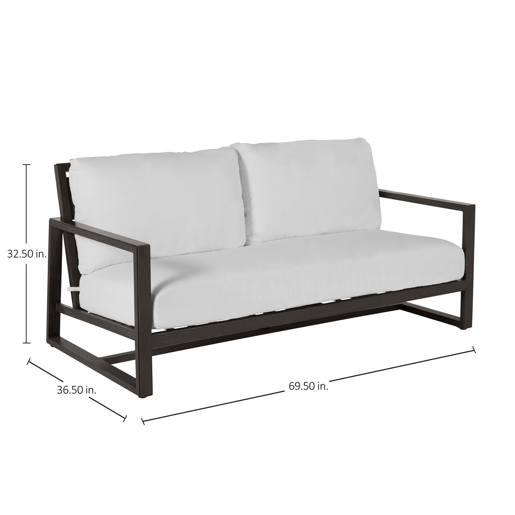 Avondale Aluminum Outdoor Loveseat