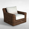 QS Montauk Swivel Lounge, Raffia-Bali Pearl
