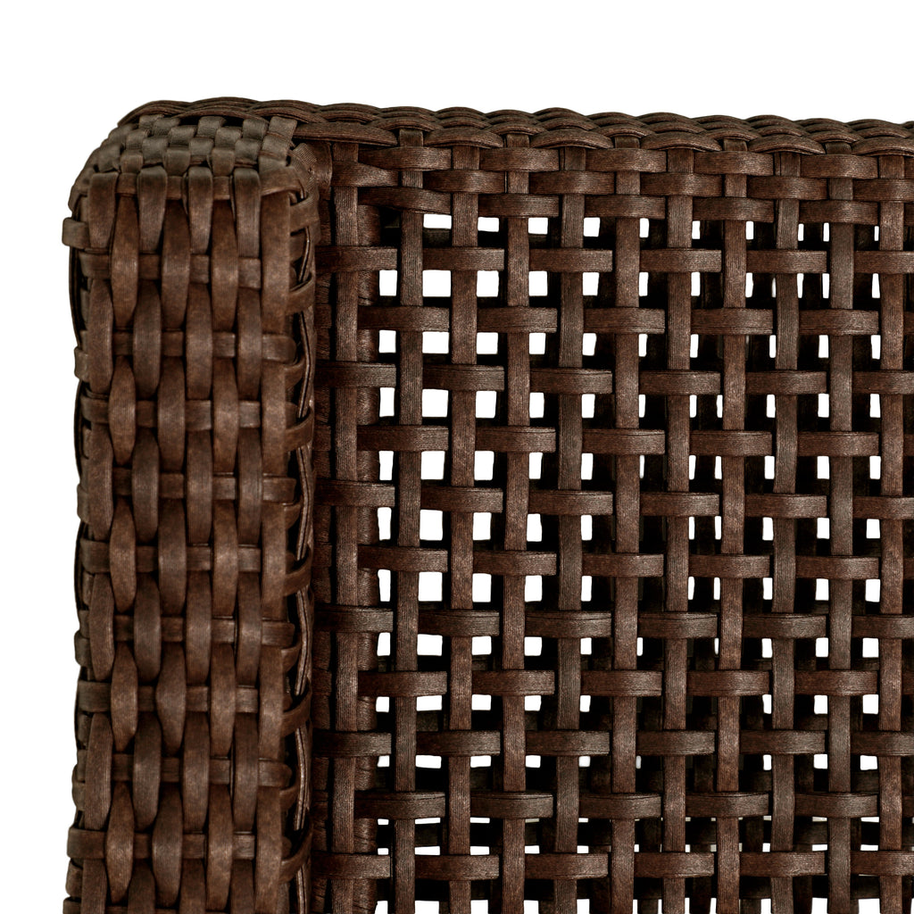 Peninsula Wicker Outdoor Swivel Glide Chair