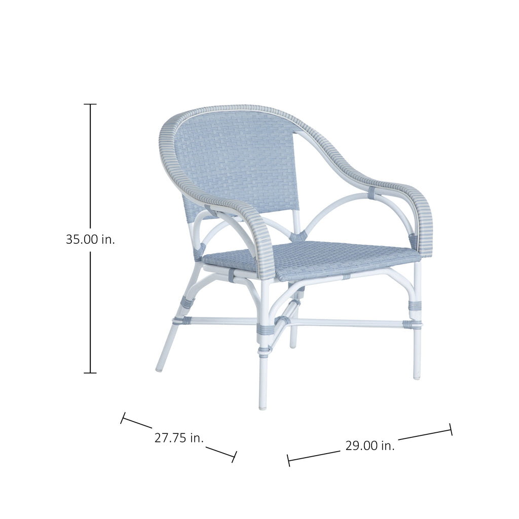 Savoy N-Dura Resin Wicker Outdoor Lounge Chair