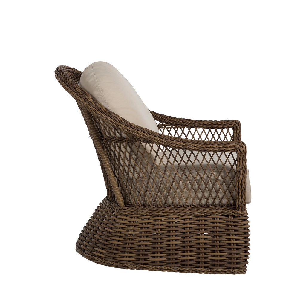 Soho Woven Resin Wicker Outdoor Lounge Chair