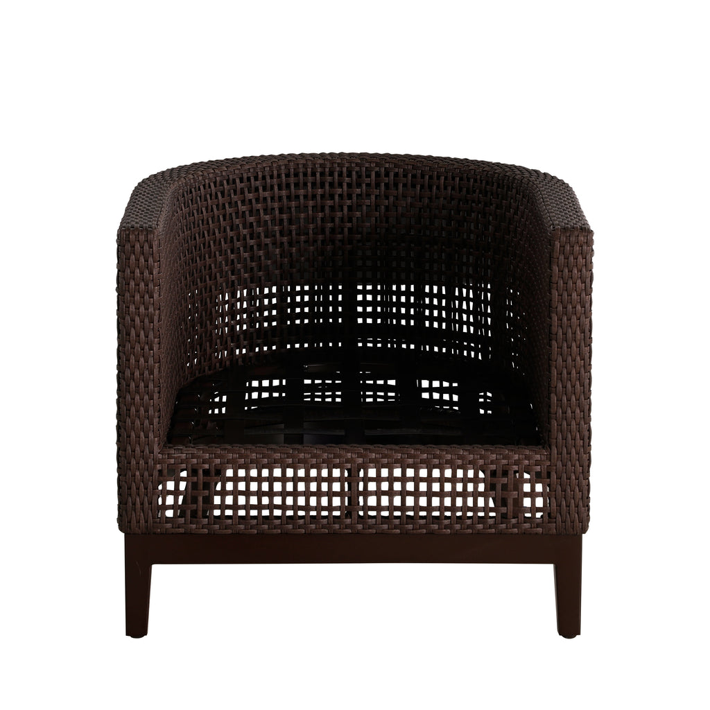Peninsula Resin Wicker Outdoor Barrel Chair