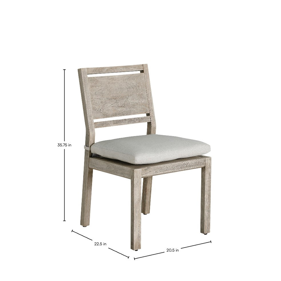 Avondale Teak Outdoor Dining Side Chair