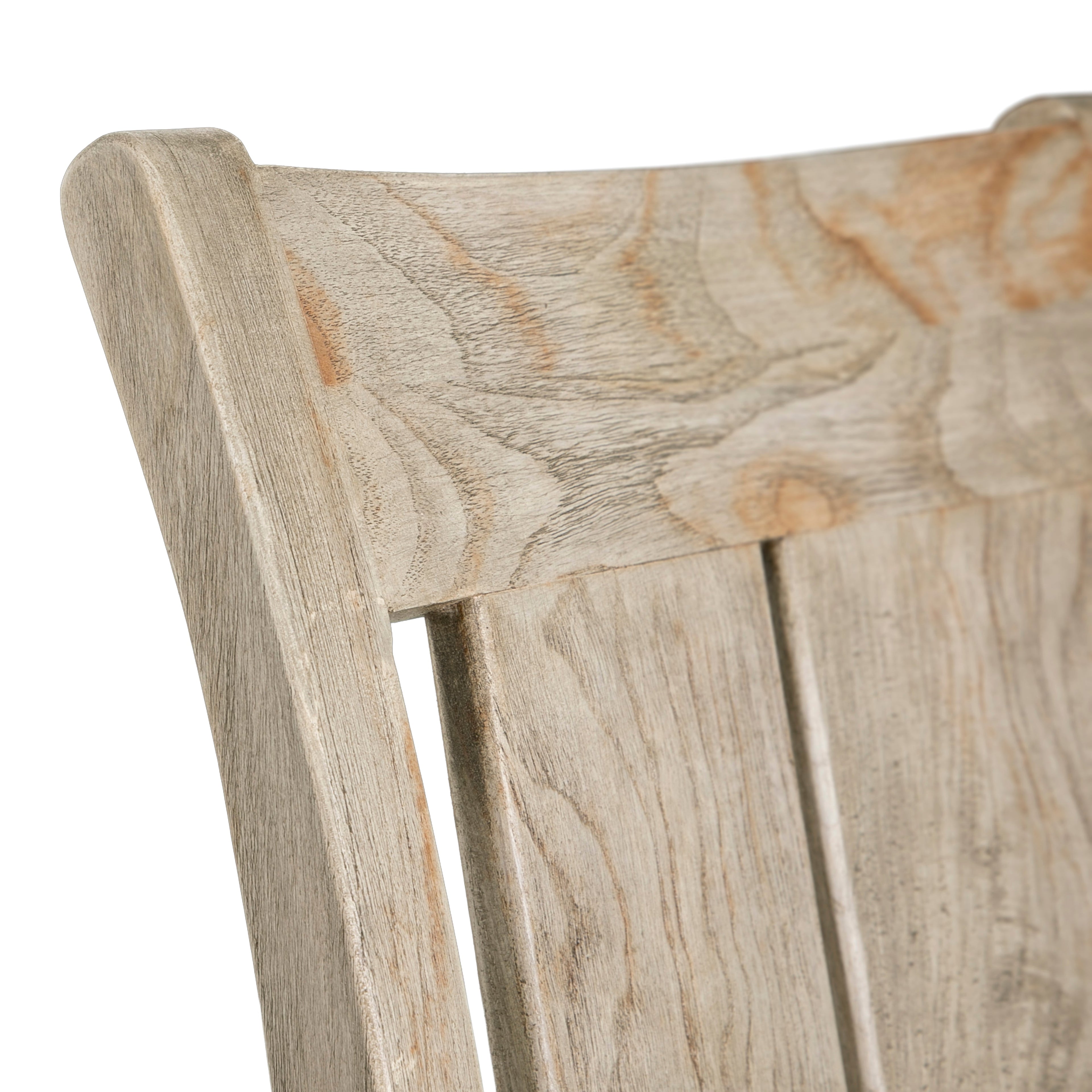Croquet Teak Outdoor Bar Stool