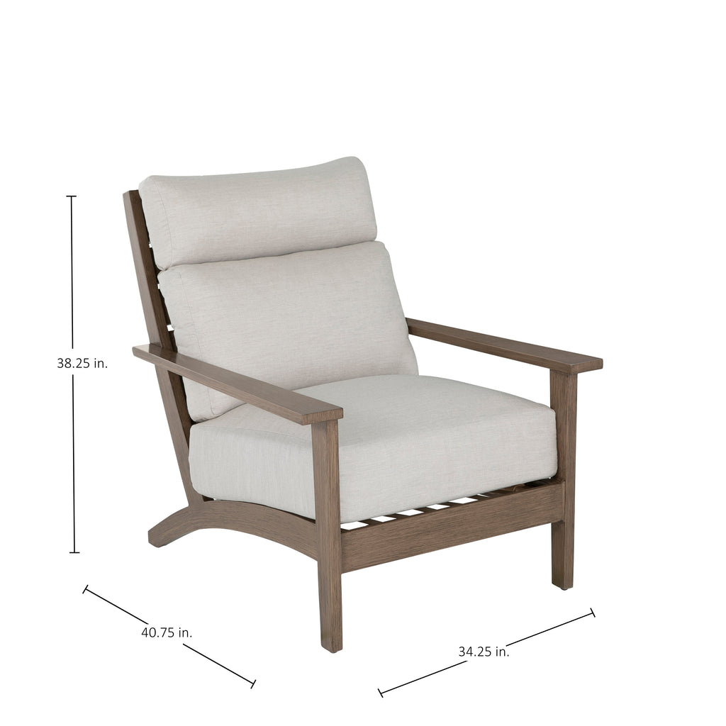Kennebunkport Outdoor Adirondack Lounge Chair