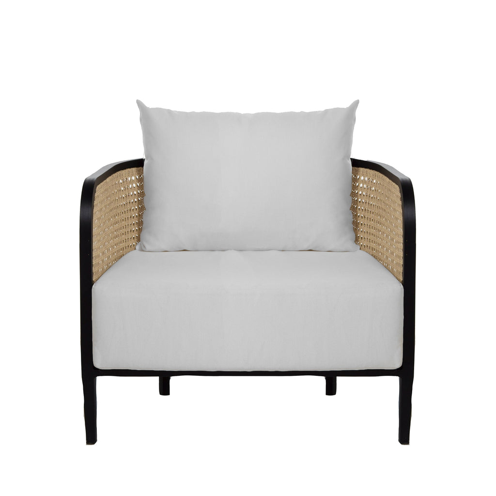 Havana Resin Wicker Outdoor Cane Lounge Chair